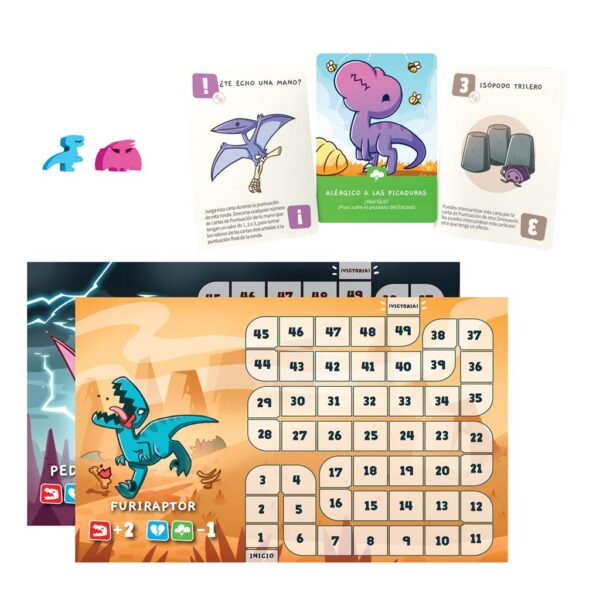 Happy Little Dinosaurs: Expansión para 5-6 Dinosaurios - Imagen 2