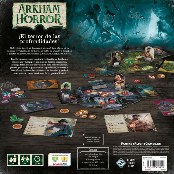 Arkham Horror 3era Edicion Mareas Tenebrosas - Imagen 3