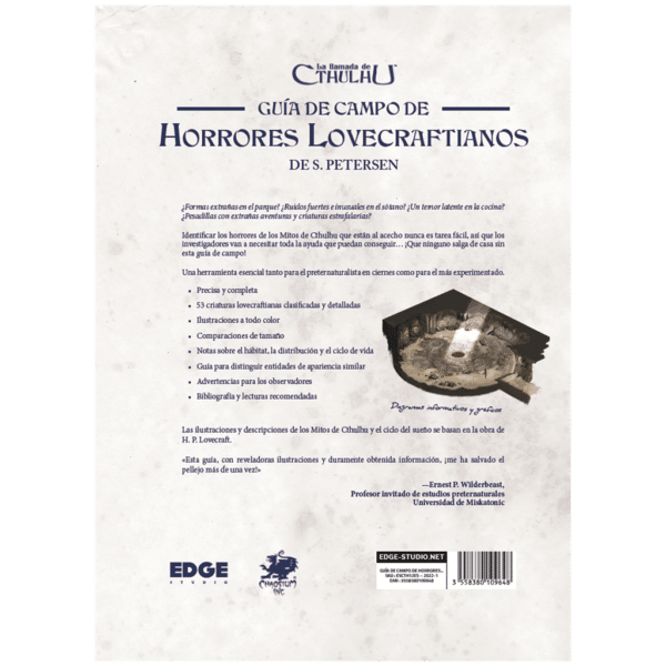 La Llamada de Cthulhu 7ed: Guia de Campo de Horrores Lovecraftianos - Imagen 3